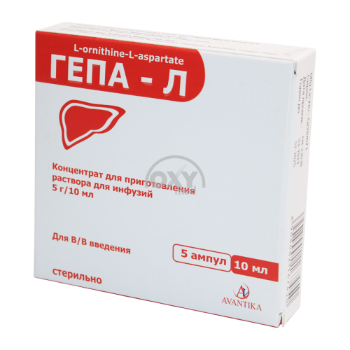 product-Hepa-L 5 g/10 ml 10 ml № 5 infuzion eritma tayyorlash uchun konsentrat.