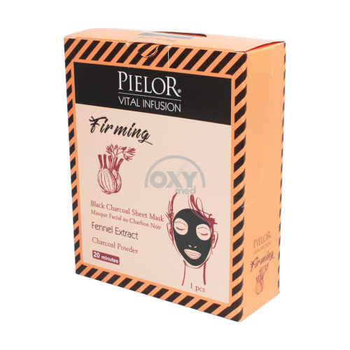 product-Маска для лица тканевая Pielor VI charcoal firming 25 мл