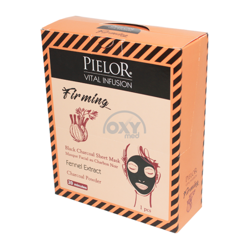 product-Маска для лица тканевая Pielor VI charcoal Purifying 25 мл