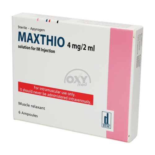 product-Maxtio 4 mg/2 ml № 6 mushak ichiga yuborish uchun eritma