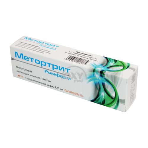 product-Метортрит Ромфарм 10 мг/мл 1,75 мл №1 раствор для инъекций