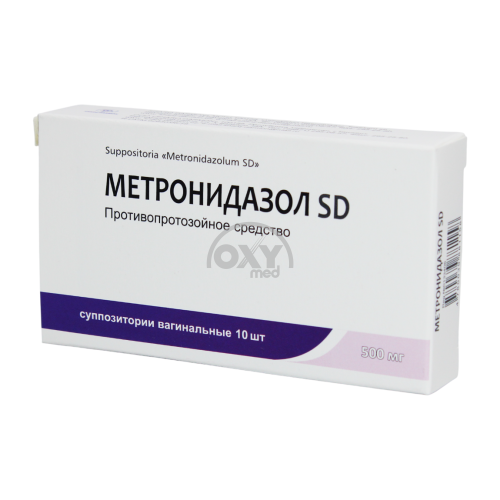 product-Metronidazol SD 500 mg № 10 sup. vaginal