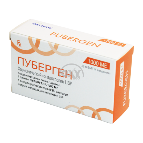 product-Pubergen 1000 IU № 1 liof. por. d/p/r-ra d/i.