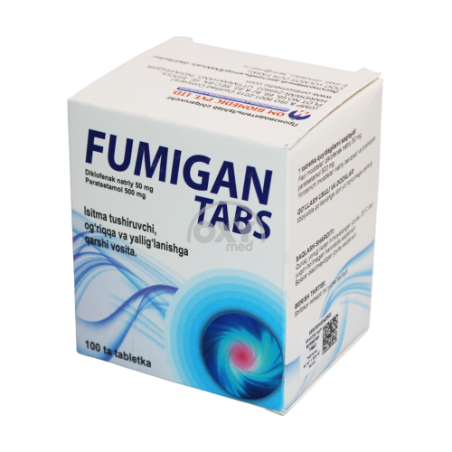 product-Fumigan Tabs 500 mg/50 mg No 100 tab.