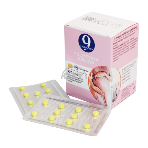 product-Folik kislota 9 oy 400 mkg No 90 tab.