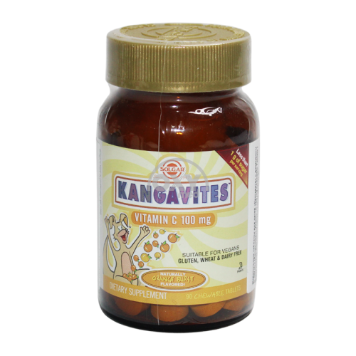 product-S vitamini bilan kangavitlar 100 mg N90 chaynash tabletkalari. bolalar uchun