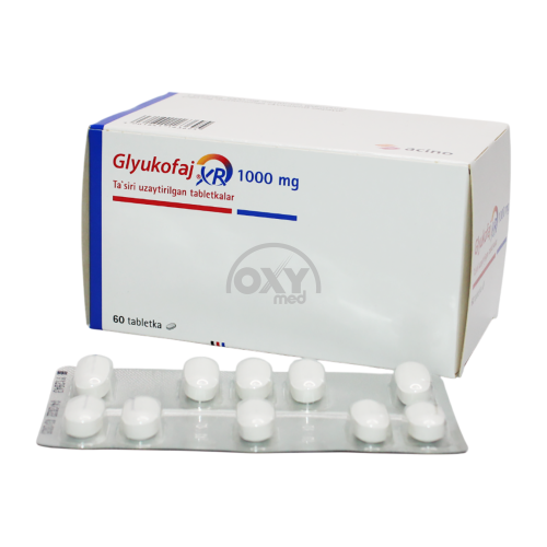 product-Глюкофаж XR 1000 мг №60 таблетки