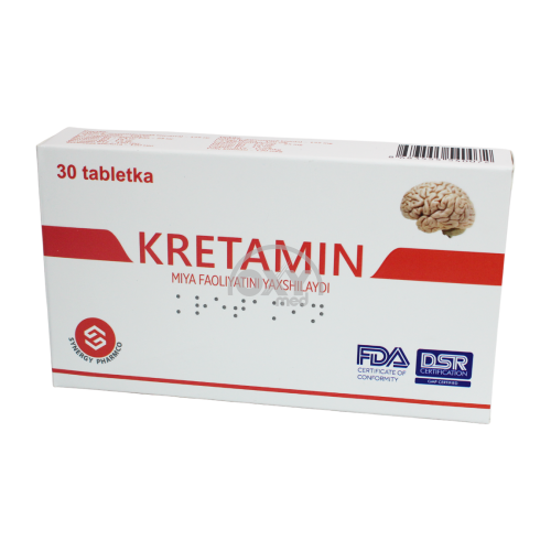 product-Kretamin № 30 tabletkalari