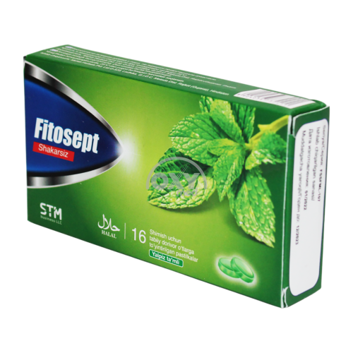 product-Fitosept shakarsiz yalpiz No 16 pastillar