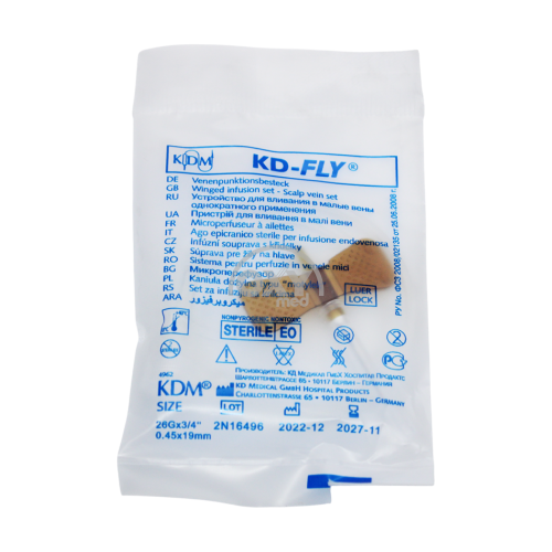 product-Устройство для вливания в малые вены однократного применения KD-FLY 26G