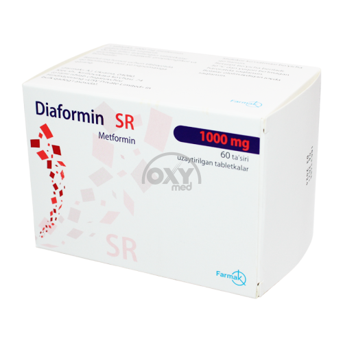 product-Диаформин SR (Diaformin SR) 1000 мг №60 таблетки
