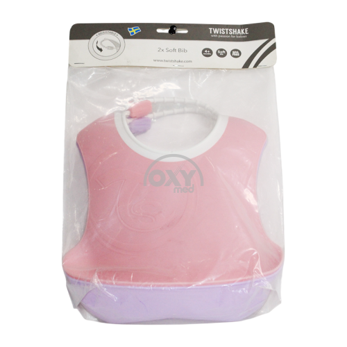 product-193 Twistshake bib pink violet.4+m No2