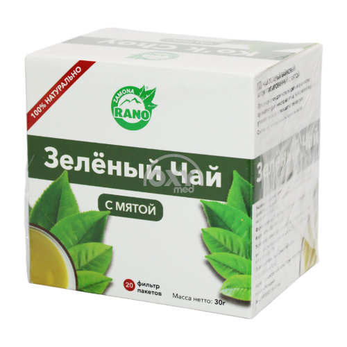 product-Чай зеленый с мятой 1,5 г №20 пакетик