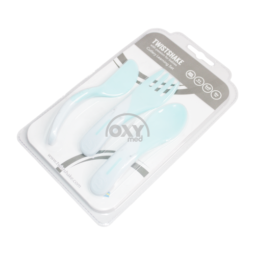 product-Набор столовых приборов Twistshake синий 6+ месяцев