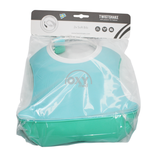 product-Twistshake bib ko'k, yashil 4+m No 2