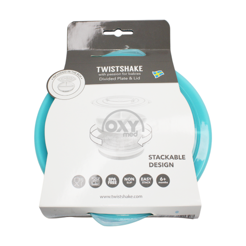 product-Тарелка с разделителем Twistshake синяя 6+ месяцев