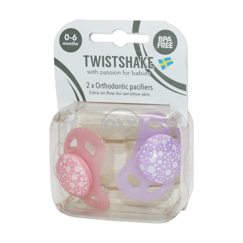product-Соска-пустышка Twistshakeрозово-фиолетовый 0-6 месяцев №2