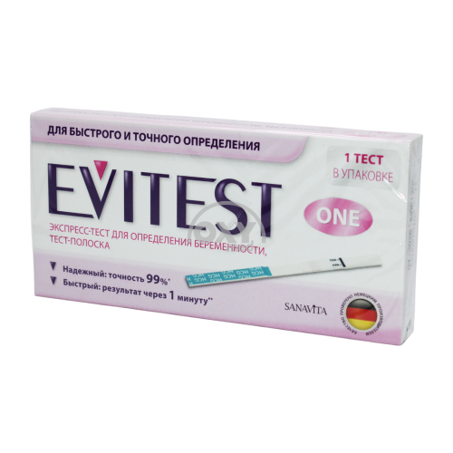 product-Homiladorlikni aniqlash uchun ekspress test Evitest One № 1