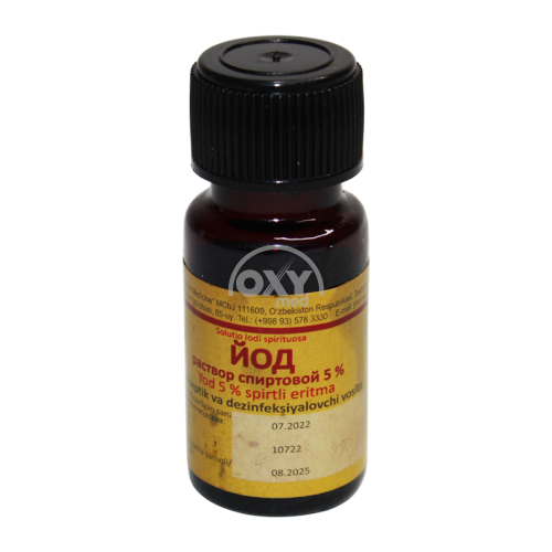 product-Yod 5% 10 ml spirt eritmasi