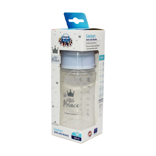 product-Бутылочка антиколиковая CANPOL Easy Start голубая 240 мл