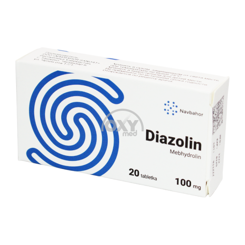 product-Диазолин 100 мг №20 таблетки