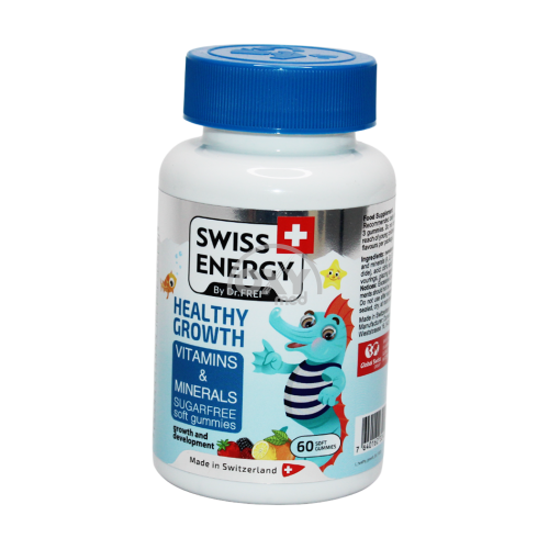 product-Vit.SWISS ENERGY SALOMATLI O'SISh 2g № 60 chaynaladigan pasta.