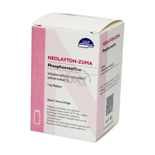 product-Neolaiton-Zuma 1g №1 in'ektsiya uchun eritma tayyorlash uchun kukun