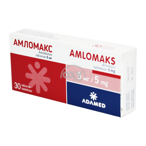 product-Amlomaks 5 mg № 30 tabletkalari