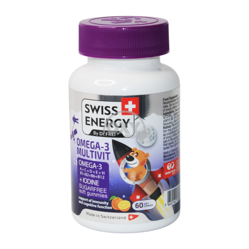 product-Витамины Swiss Energy Omega-3 Multivit №60 жевательные пастилки
