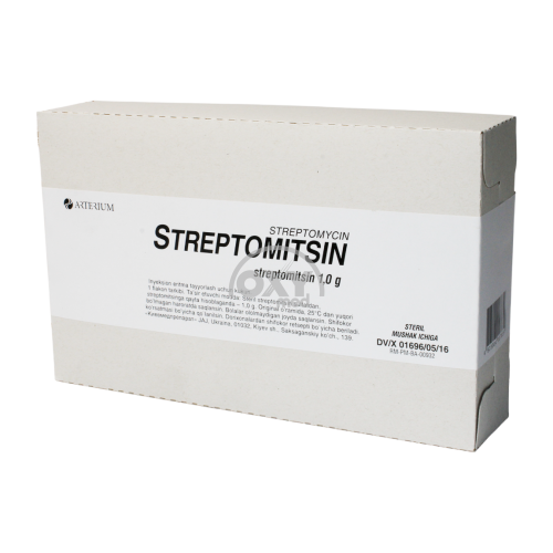 product-Стрептомицин 1 г №40 порошок для приготовления раствора для инъекций