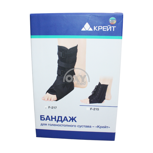product-Бандаж для голеностопного сустава Крейт F-217, размер №1, черный