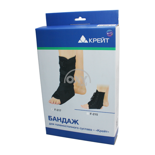 product-Бандаж для голеностопного сустава F-217 №2 Крейт черный