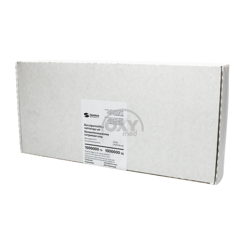 product-Бензилпенициллин натриевая соль 1000000 EД №50 порошок для приготовления раствора