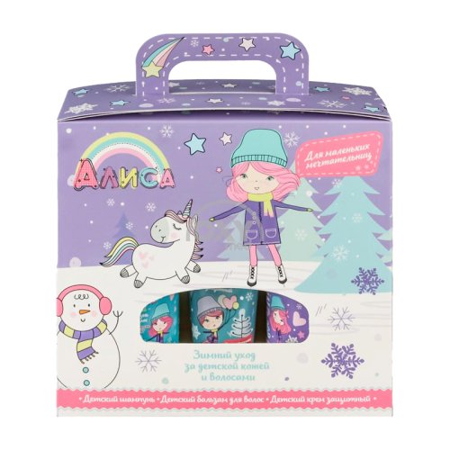 product-408 Bolalar sovg'alari to'plami Alice (Chempon+Balse+krem)