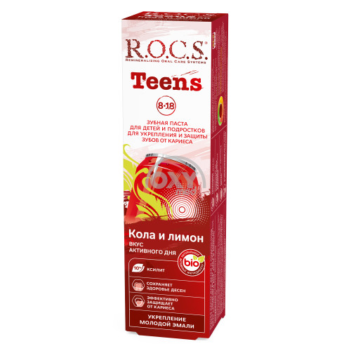 product-Tish pastasi ROCS Teens Cola va limon 74g
