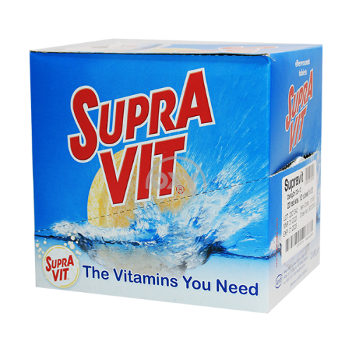 product-Supravit Kaltsiy, Magniy, Sink 4g № 20 ko'pikli tabletka.