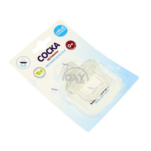 product-Соска-ортомин силиконовая Nini, №1 (0+)