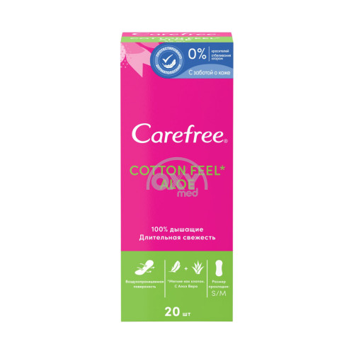 product-Прокладки ежедневные Carefree Cotton Feel Normal Aloe №20