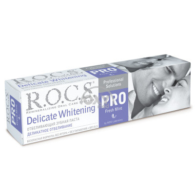 product-Зубная паста ROCS PRO деликатное отбеливание 135г