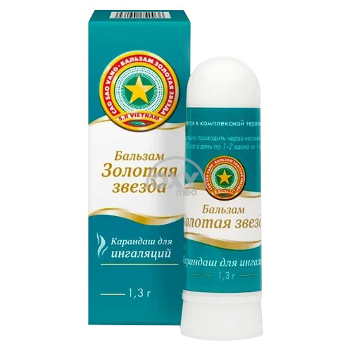 product-Бальзам "Золотая Звезда" карандаш для ингаляций 1,3 г