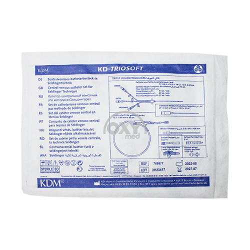 product-Kateter sent.ven. KD-TRIOSOFT 7Fr,16-18-18G