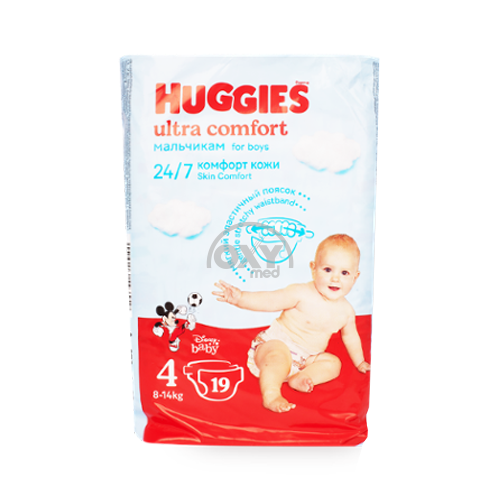 product-Подгузники Huggies Ultra Comfort размер #4 №19 для мальчиков