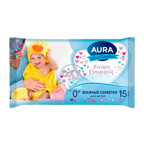 product-Салфетки влажные для детей "Aura" Ultra Comfort №15