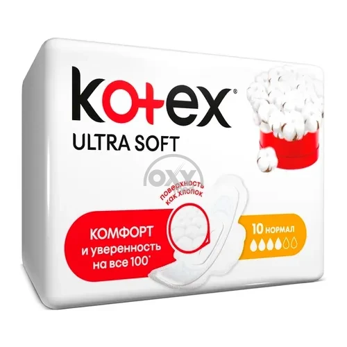 product-Прокладки гигиенические "Kotex" Ultra Soft нормал №10