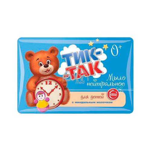 product-Мыло для детей "Тик Так" нейтральное 0+ с миндальным молочком 90 г