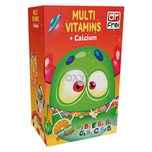 product-Multivitamins+Calcium Dr.Frei 6,5 г №50 леденцы на палочке