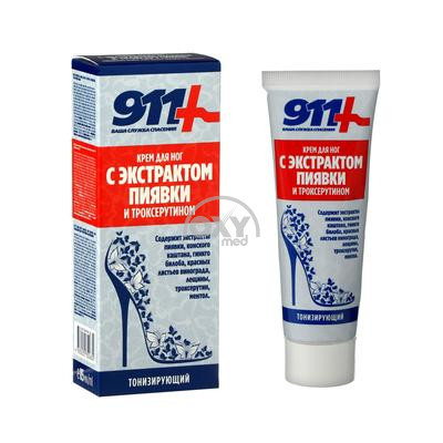 product-Крем 911 для ног Экстр пиявки и троксерутин 85 мл