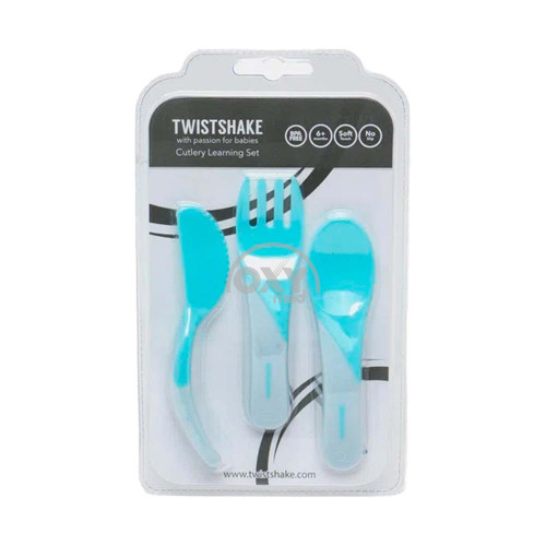 product-Набор столовых приборов Twistshake синий 6+ месяцев