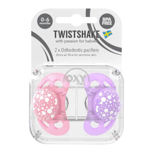 product-Соска-пустышка Twistshake розово-фиолетовая 6+ месяцев №2