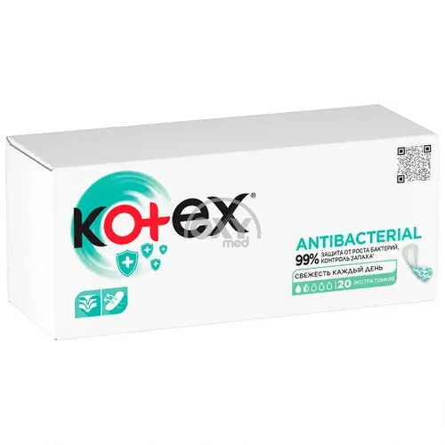 product-Прокладки ежедневные Kotex Antibacterial №20